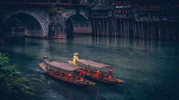農家船遊沱江