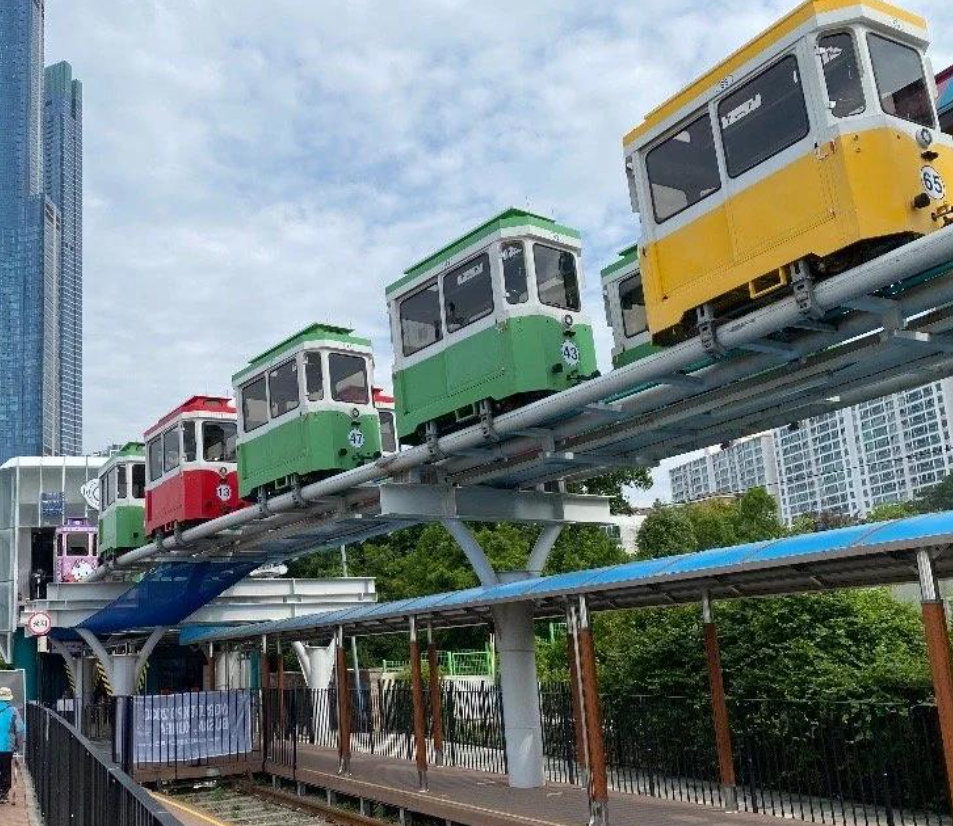 海雲台天空膠囊列車